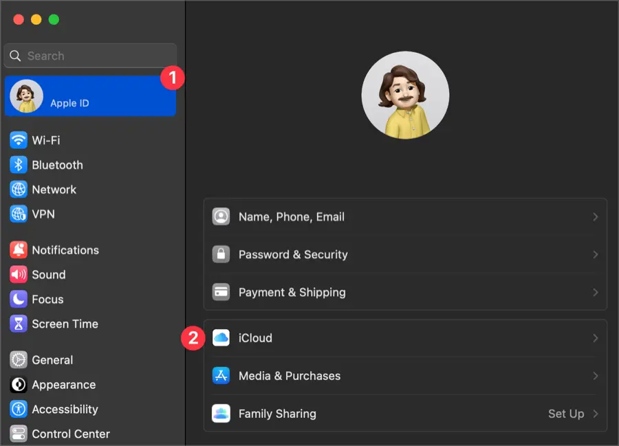 STEP 1 - System settings